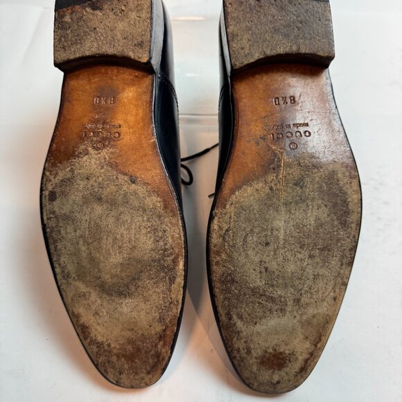 Gucci - Black Oxford Lace up with Toe Cap